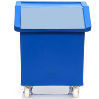 140 Litre Mobile Ingredient Trolley - Clear (R206A) - Blue