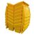 12 Cu Ft Lockable Grit Bin - 350 Litre / 350 kg capacity - Yellow