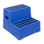 Heavy Duty Safety Steps & Mounting Block - Two Step - Blue