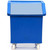 140 Litre Mobile Ingredient Trolley - Clear (R206A) - Blue