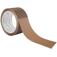 Nastro adesivo da imballo Q-Connect 50 mm x 66 m Avana - svolgimento rumoroso - conf. 6 pezzi - KF27010