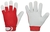 RED NAPPA GOODJOB® Handschuhe, Gr.08 H Nappa-Leder, Baumwolle, Natur / Rot, CAT