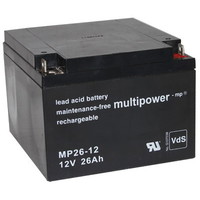 Multipower MP26-12 ólomakkumulátor 12Volt