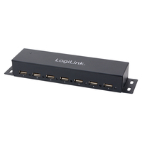 Hub, USB 2.0, 7-Port, Metall , LogiLink® [UA0148]