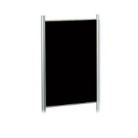 Tablero de corcho tapizado color negro 90x150 cm