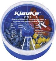 Klauke ST12B Érvéghüvely készlet 4 mm², 6 mm², 10 mm², 16 mm² Részlegesen szigetelt Szürke, Sárga, Piros, Kék 100 rész