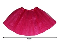 jupe en tulle tutu fuchsia à  paillettes enfant 46cm