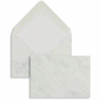 Briefumschläge 125x176mm (DIN B6) 100g/qm gummiert VE=100 Stück grau marmora