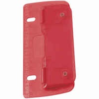 Taschenlocher 8cm Kunststoff rot