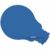 Symbol-Tafel Skinshape Glühbirne lackiert 75x115cm RAL 5017 verkehrsblau
