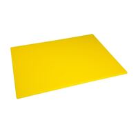 Hygiplas Chopping Board in Yellow - Low Density - 10 x 600 x 450 mm