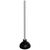 Jantex High Suction Plunger with Wooden Handle in Black with Grey Handle