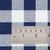 Nisbets PVC Chequered Tablecloth - Felt Backing - Rectangular in Blue - 54 x 70"