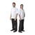 Whites Boston Unisex Short Sleeve Chefs Jacket with Press Studs in White - XXL