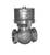 B 3/4 NC, 3/4 BSP bronze globe valve f/w NC normally closed actuator