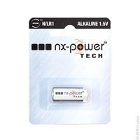 Blister(s) x 1 Pile alcaline blister x1 LR1 - N Nx-Power Tech 1.5V 907mAh