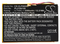 Batterie(s) Batterie tablette 3.7V 3200mAh