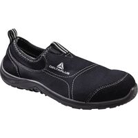 Slip on white safety shoes S2 SRC - Size 10 - Black