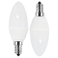 Blulaxa LED Lampe SMD Essential Kerzenform, 3W, 230°, E14, warmweiß, Doppelpack