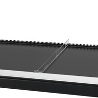 Séparateur d'étagère / séparateur de marchandise / séparateur de compartiment série "ROS", hauteur 25 mm, sans butoir de marchandise