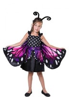 Disfraz de Mariposa rosa y morada para niña 10-12A