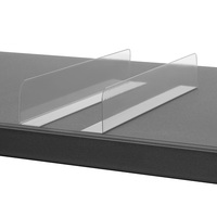 Shelf Divider / Shelf Divider with Adhesive Bracket | 350 mm 40 mm