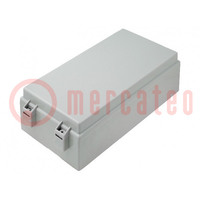 Enclosure: wall mounting; X: 125mm; Y: 222mm; Z: 75mm; ABS; IP65