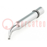 Tip; bent; 1.7mm; for soldering iron; JBC-55N230