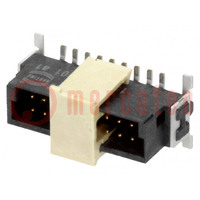 Connector: PCB-cable/PCB; male; PIN: 18; 1.27mm; har-flex®; 2.3A