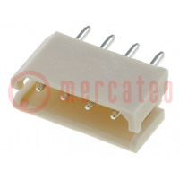 Socket; wire-board; male; A2506; 2.5mm; PIN: 4; THT; 250V; 3A; tinned