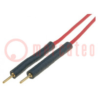 Test acces: connection cable; 2A; 70VDC; red; Insulation: silicone