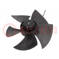 Fan: AC; axial; 230VAC; Ø352x105mm; 3305m3/h; ball bearing; 1340rpm