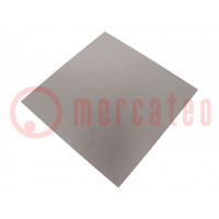 Shielding mat; 240x240x0.3mm; Permeability: 130; self-adhesive