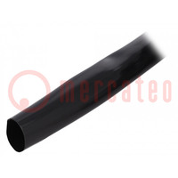 Tuyau électro-isolant; PVC; noir; -20÷125°C; Øint: 20mm; L: 100m