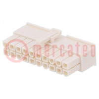 Plug; wire-wire/PCB; female; Mini-Fit Jr; 4.2mm; PIN: 20; for cable