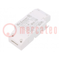 Power supply: switched-mode; LED; 10W; 11÷20VDC; 500mA; 198÷264VAC