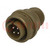 Connector: circular; plug; for cable; PIN: 4; male; soldering; 97