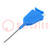 Clip-on probe; pincers type; 1A; 60VDC; blue; 0.8mm; 30VAC