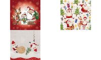 PAPSTAR Weihnachts-Motivservietten "Happy Santa" (6489100)