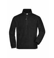 James & Nicholson Sweatshirt in schwerer Fleece-Qualität JN043 Gr. S black