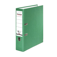 Ordner S80 Recycolor,80mm breit,Kraftpapierbezug,aufgeklebtes Rückenschild,grün