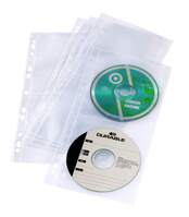 DURABLE CD-Hülle CD/DVD COVER LIGHT S, transparent