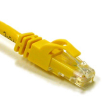 C2G 25ft Cat6 550MHz Snagless Patch Cable Yellow networking cable 7.5 m