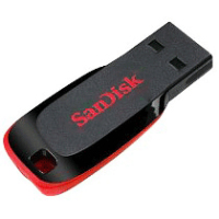 SanDisk Cruzer Blade 32GB USB flash drive USB Type-A 2.0 Zwart