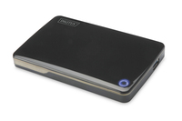 Digitus DA-71030 caja para disco duro externo Carcasa de disco duro/SSD Negro 2.5" USB con suministro de corriente