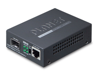 PLANET 10/100/1000Base-T to miniGBIC netwerk media converter 1000 Mbit/s Multimode Zwart