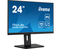 iiyama XUB2492HSU-B6 monitor komputerowy 60,5 cm (23.8") 1920 x 1080 px Full HD LED Czarny