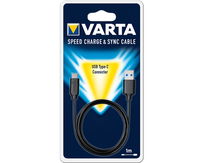 Varta 57944101401 USB kábel 1 M USB 3.2 Gen 1 (3.1 Gen 1) USB A USB C Fekete