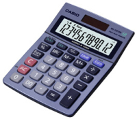 Casio MS-120TER calcolatrice Desktop Calcolatrice di base Blu