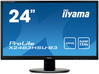 iiyama ProLite X2483HSU-B3 LED display 60,5 cm (23.8") 1920 x 1080 pixelek Full HD Fekete